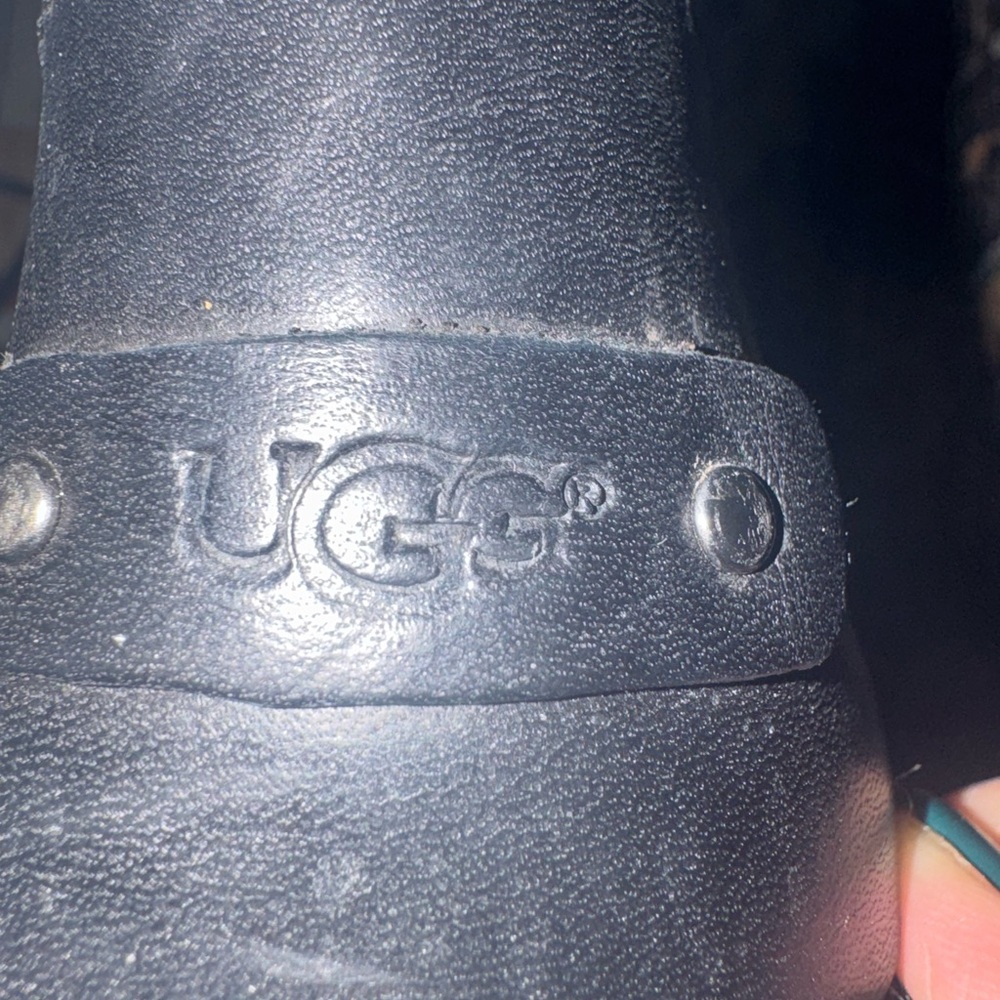 UGG Black Combat Boots - Picture 5 of 8